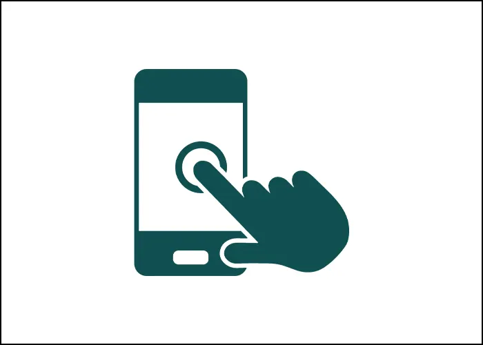 Icon - Buchung per Handy